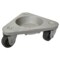Mapp Caster Heavy Duty Tri-Wheel Dolly W/ 3" Rubber Wheels, 630 Lbs Cap. P3310-HR - alternate 1